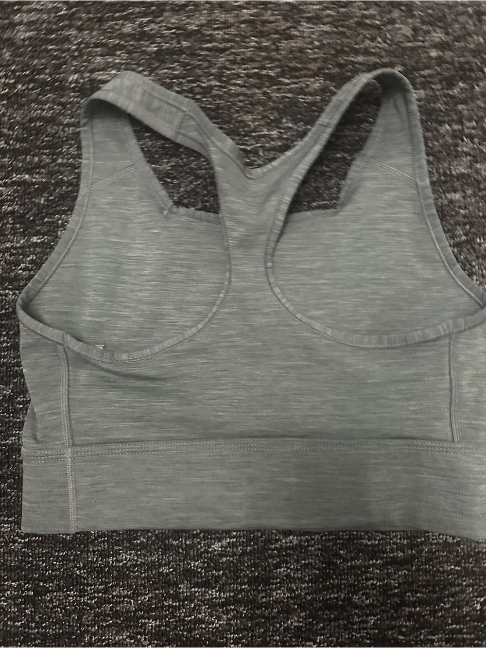 Nike Green High-Neck Racerback Sports Bra